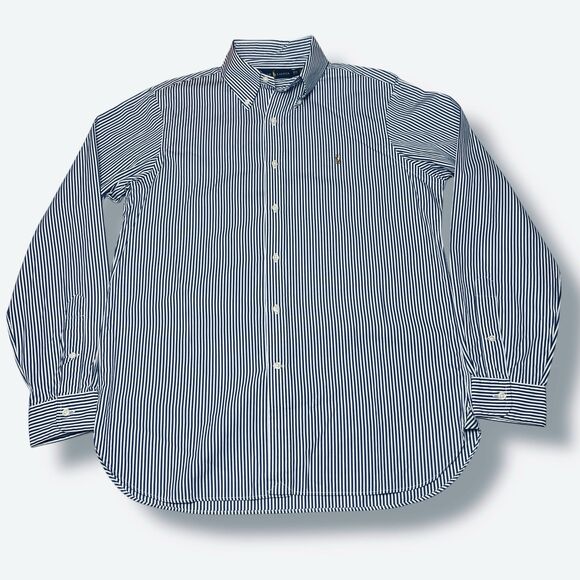 Lot Of 2 Ralph Lauren Mens Shirt Medium Striped - Picture 11 of 16
